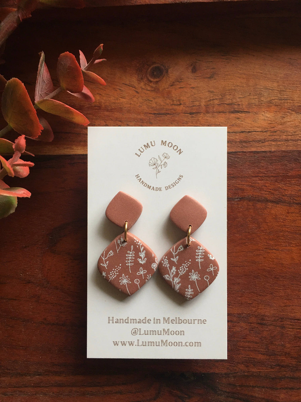 Autumn Wildflower Casual Modern Earrings