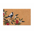 Magpie Bush PVC Backed Coir Doormat, 45x75cm