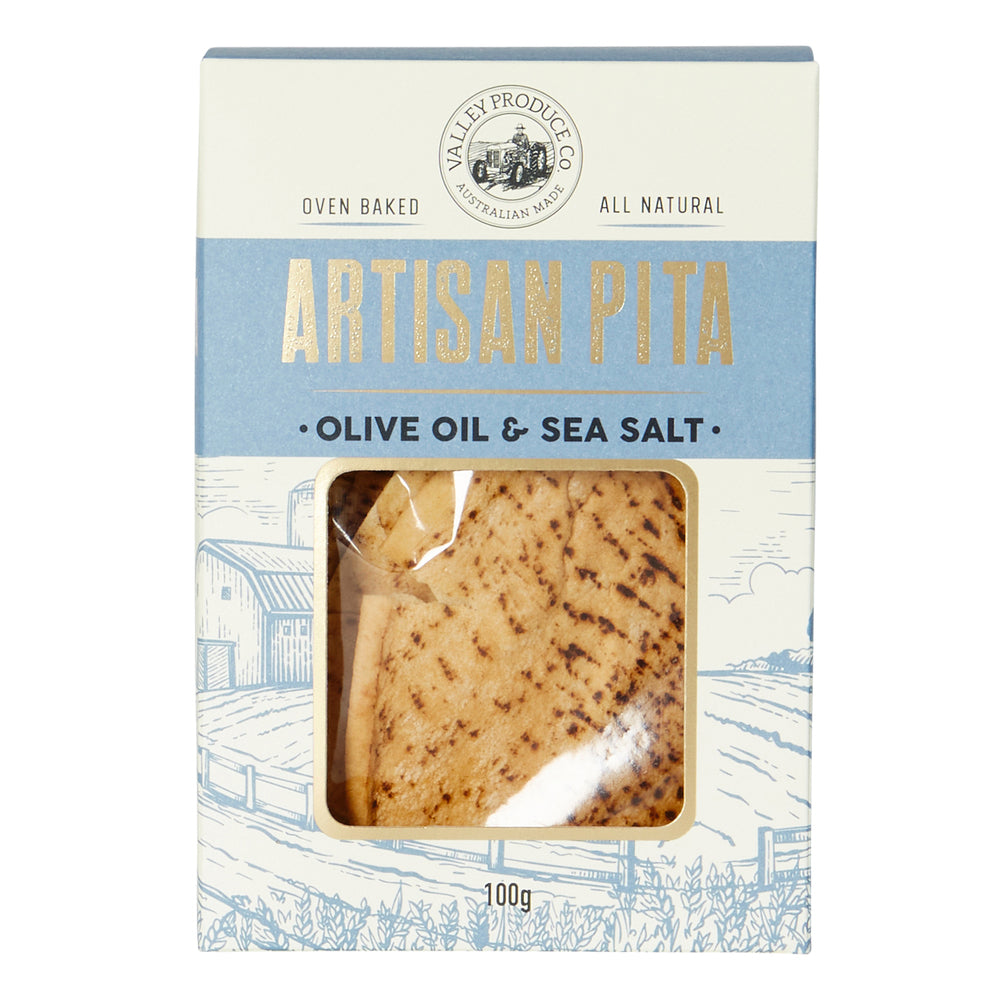 VPC Artisan pita - Olive oil & Sea Salt 100g