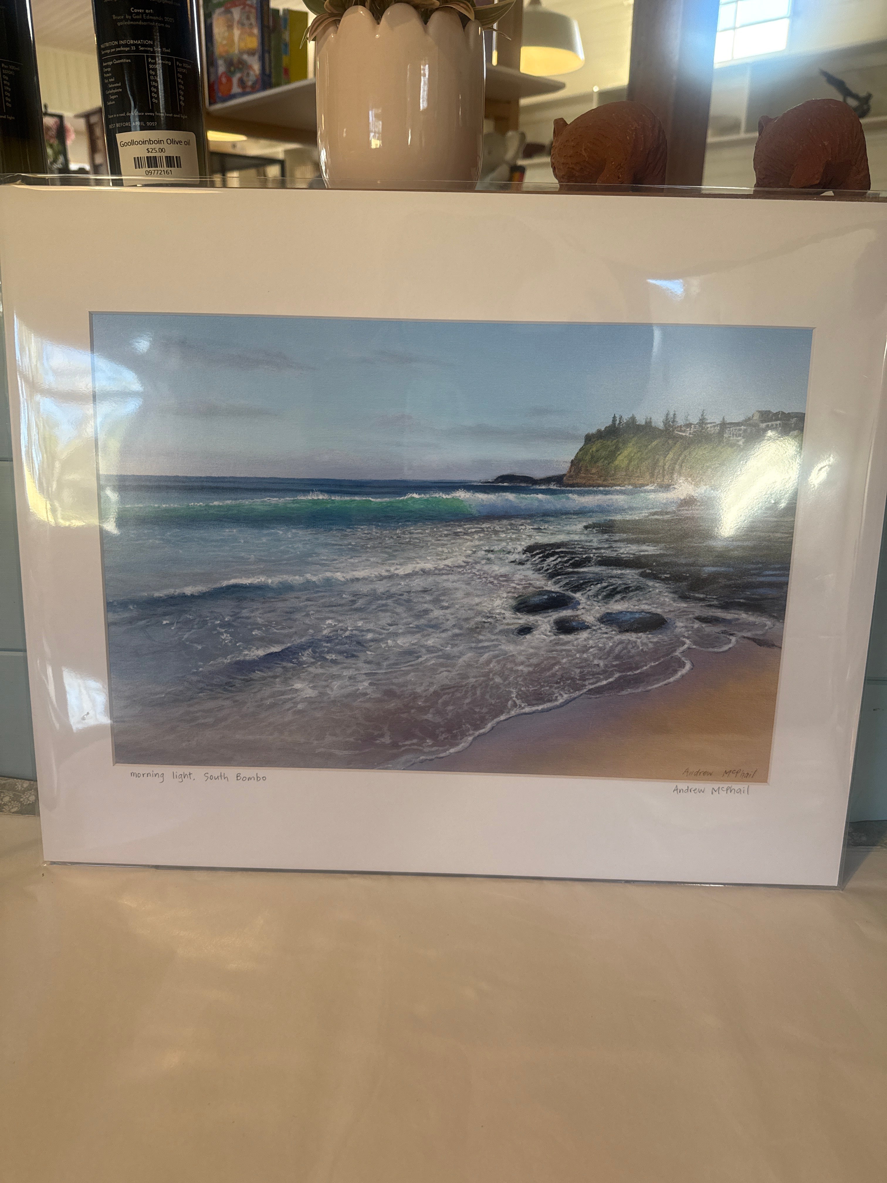 'Morning light, south Bombo' 16 x 20 Andrew McPhail Print