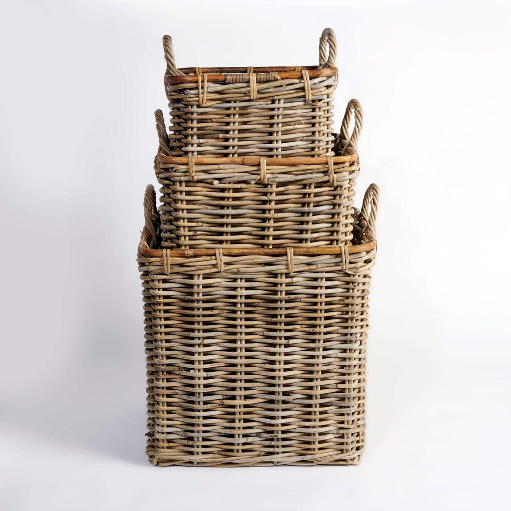 Nobu Large wicker basket