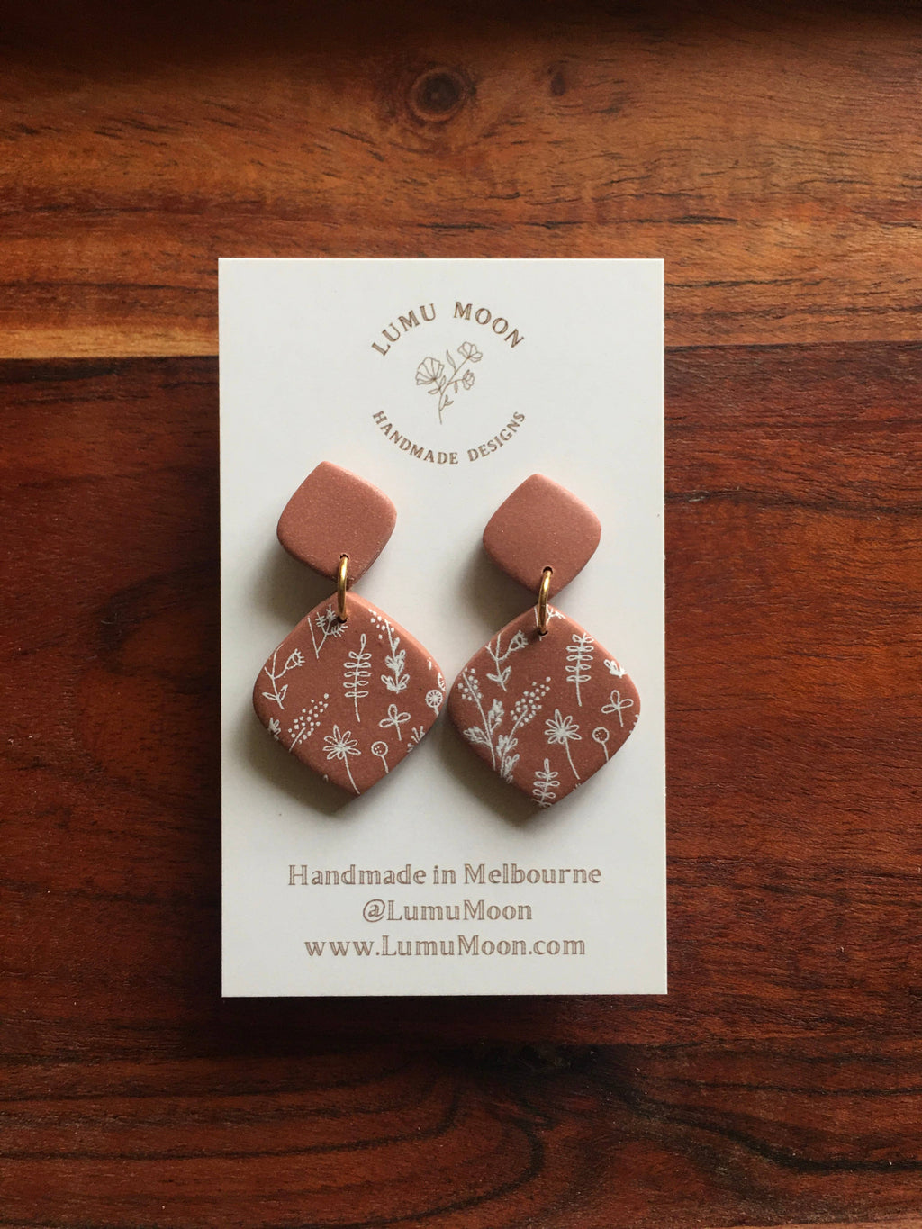 Autumn Wildflower Casual Modern Earrings