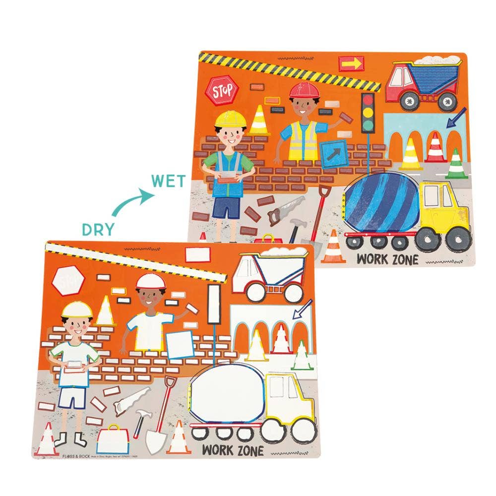 Floss & Rock Magic Water Mats - Construction