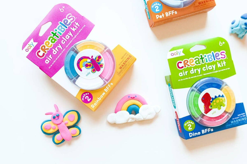 Ooly Creatibles Air Dry Clay Kit - Rainbow BFF's