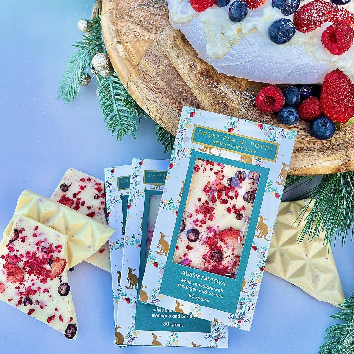 Aussie Pavlova Artisan Chocolate Bar