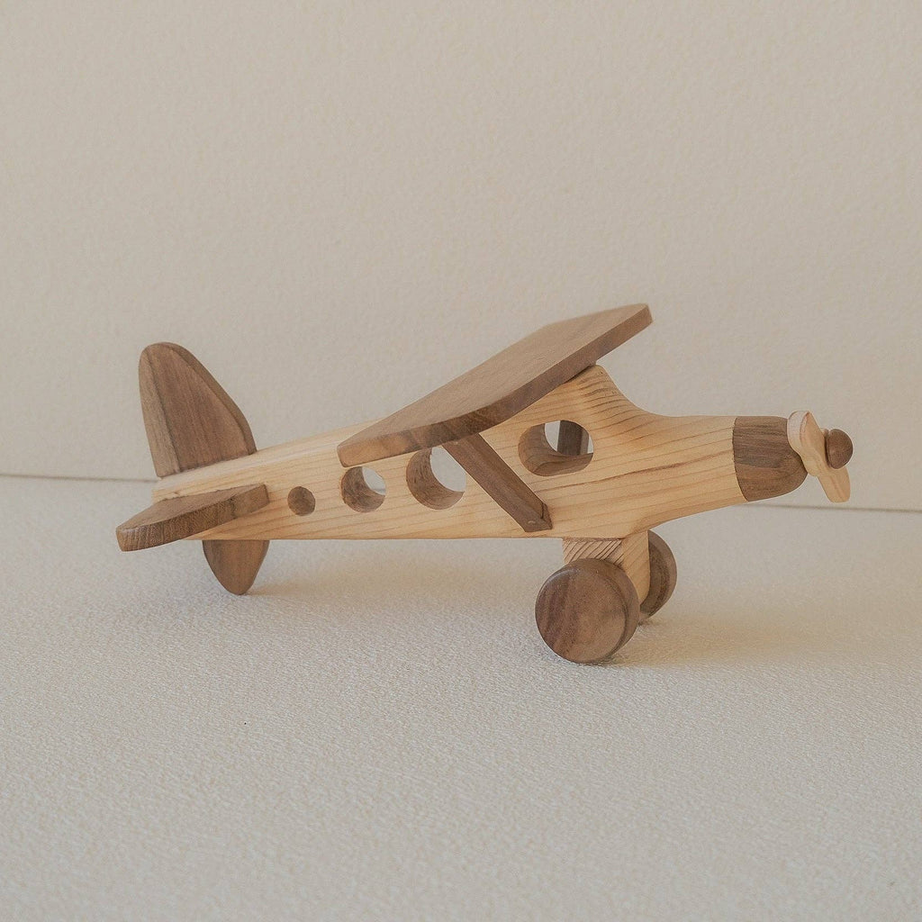 Handmade Wooden Airplane Toy