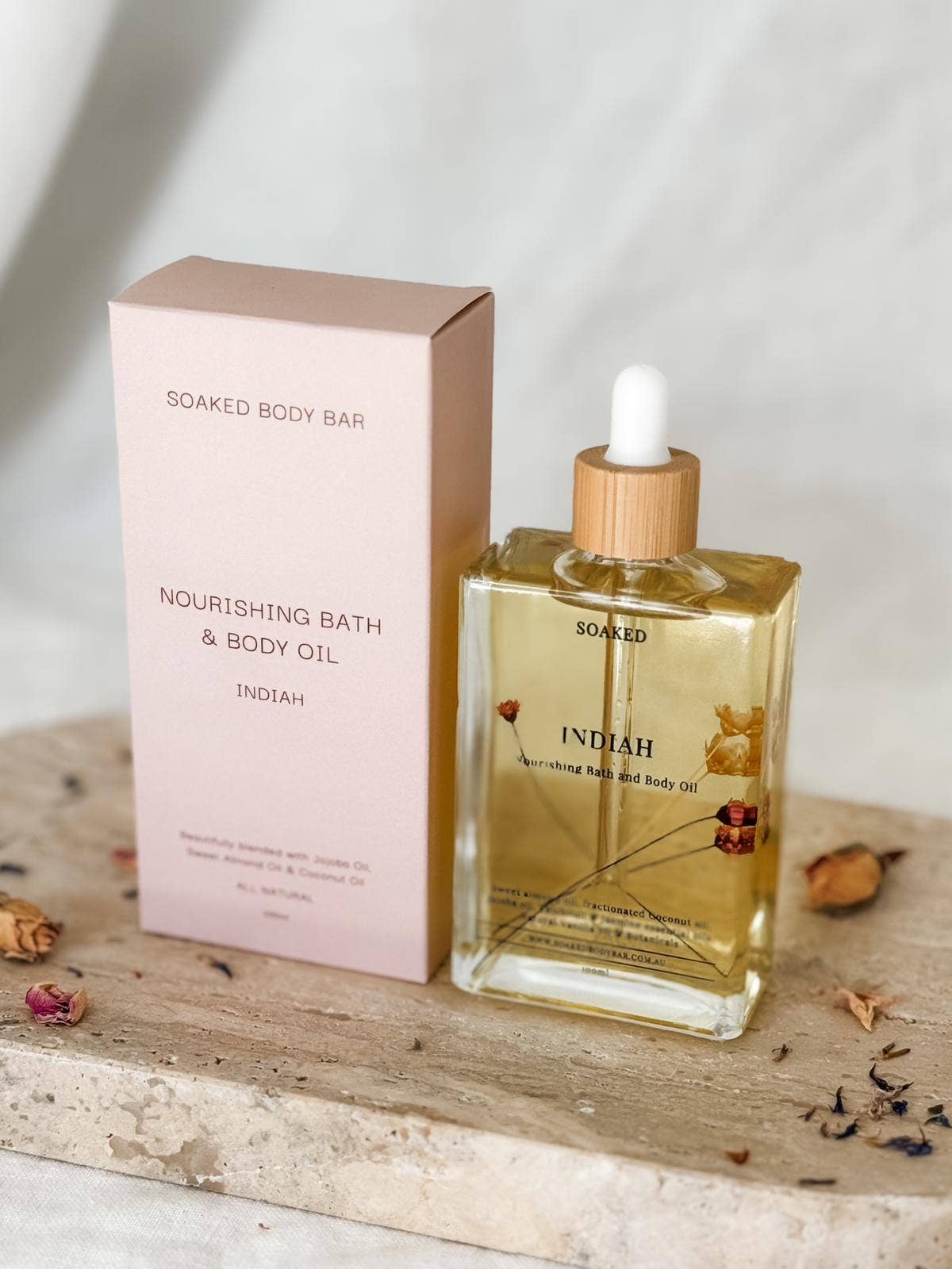Nourishing Bath and Body Oils 100mls: Indiah