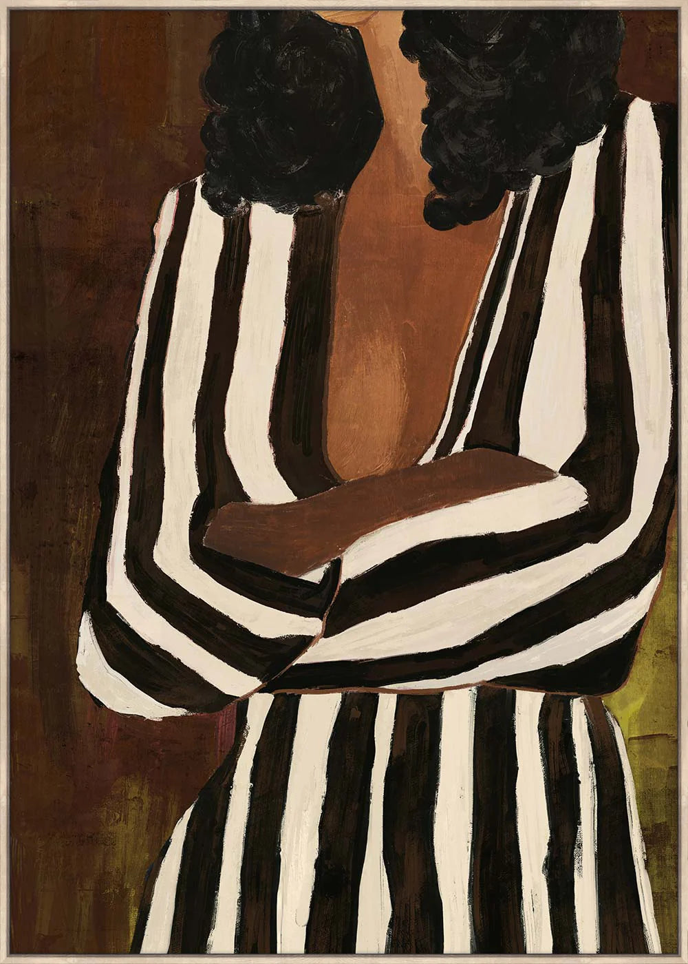 Linear Lady Painting