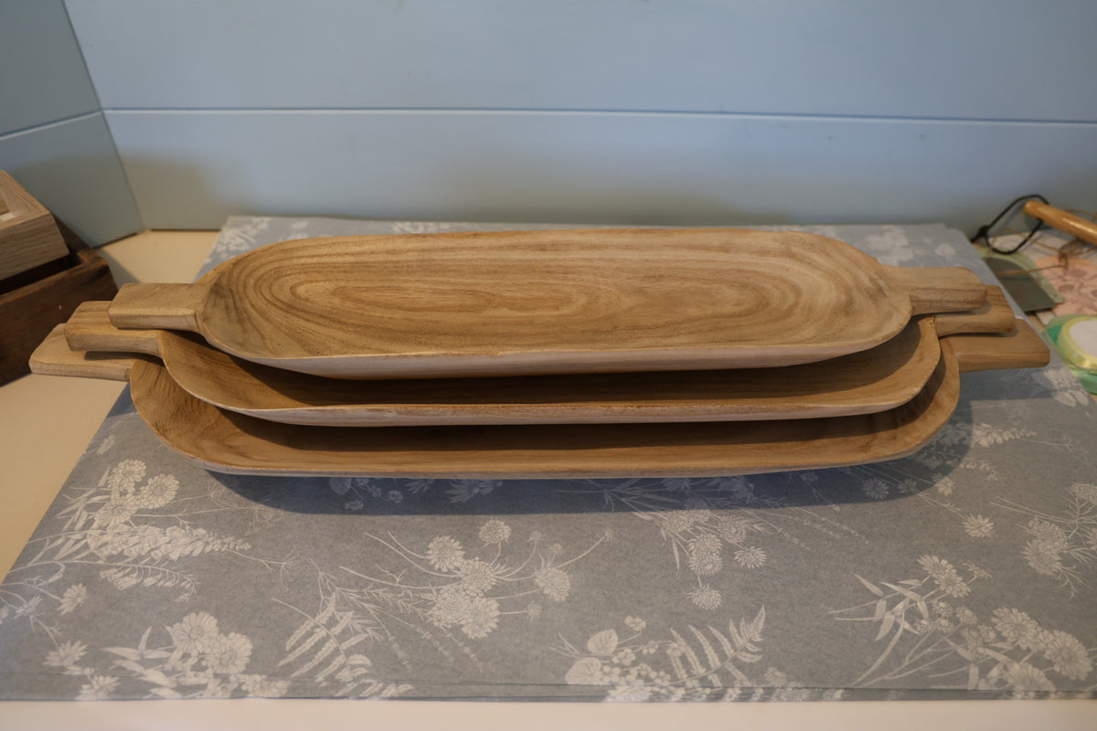 Large Dough bowl with handles
