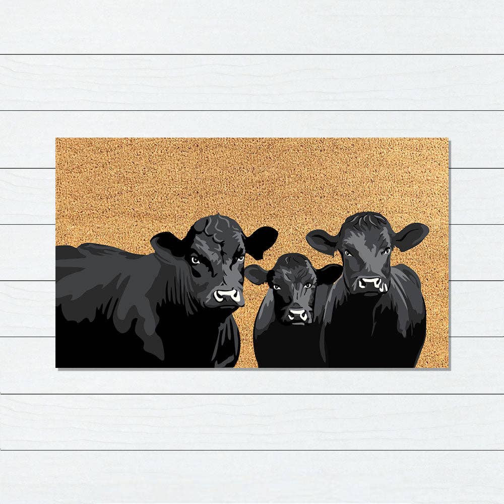 Tangus PVC Backed Coir Doormat, 45x75cm