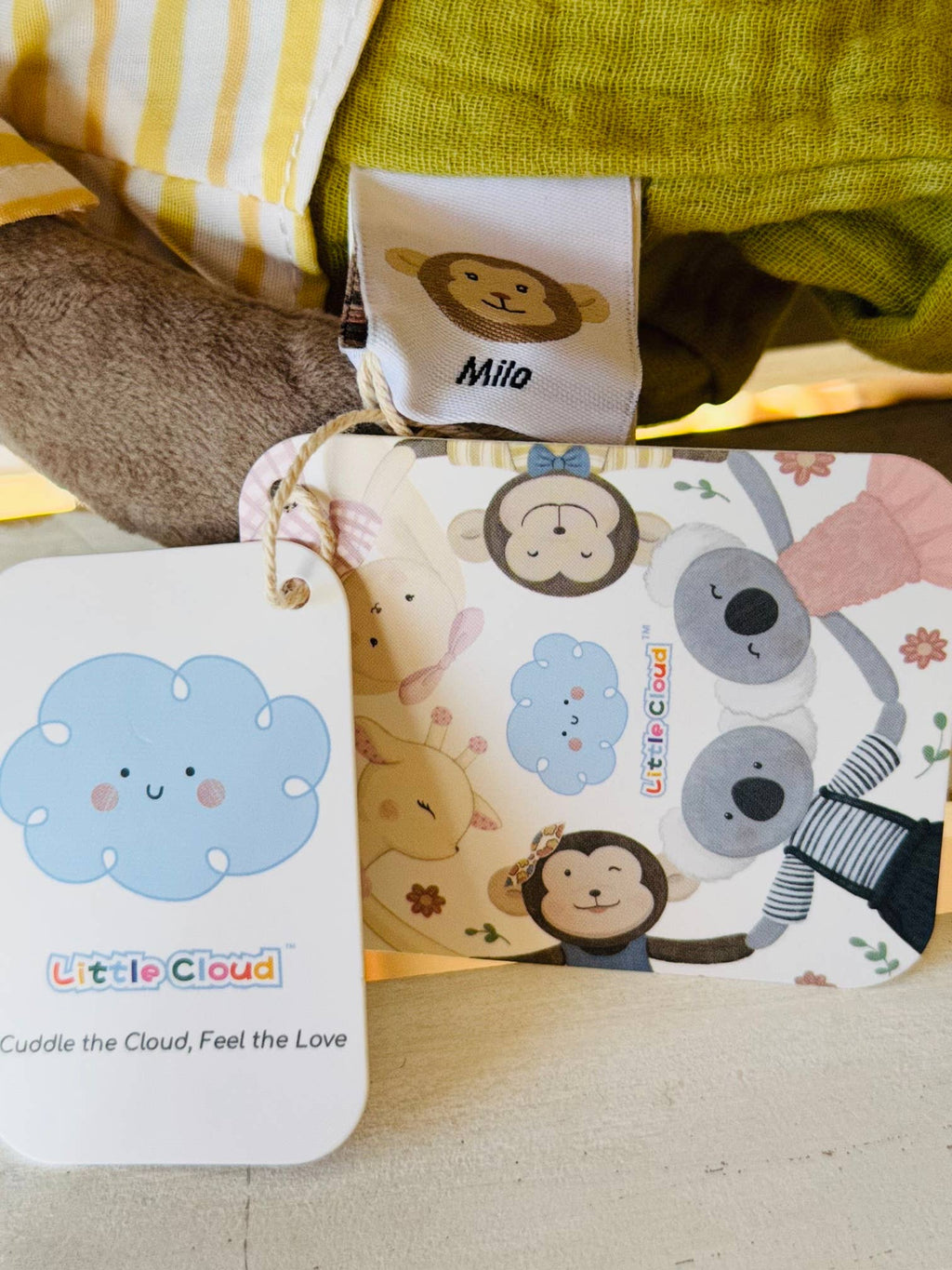 Little Cloud Plush Toy Boy Monkey-Milo