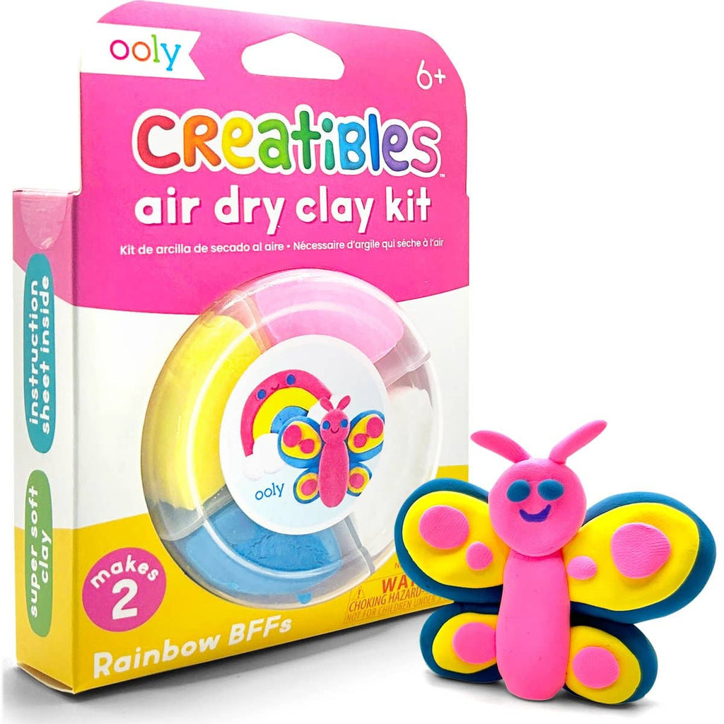 Ooly Creatibles Air Dry Clay Kit - Rainbow BFF's