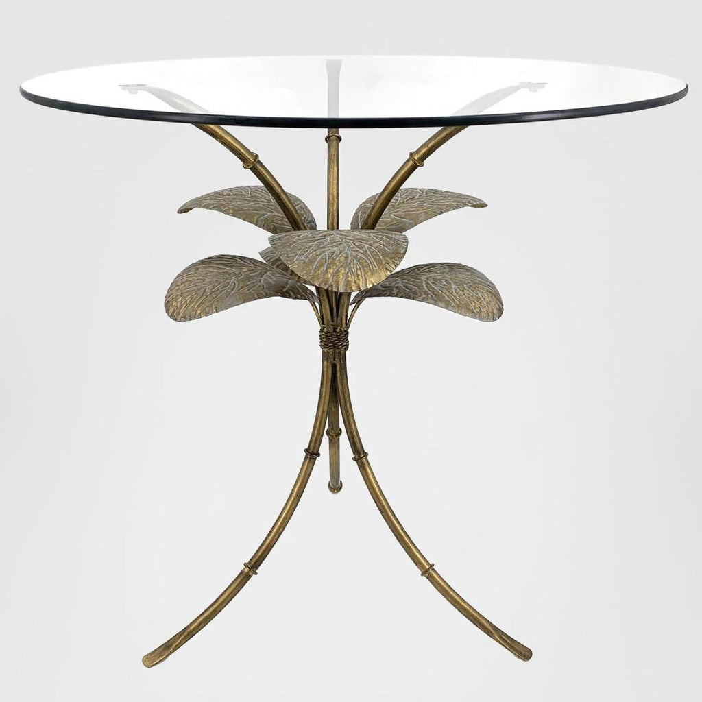 Amari Gold Leaf side table