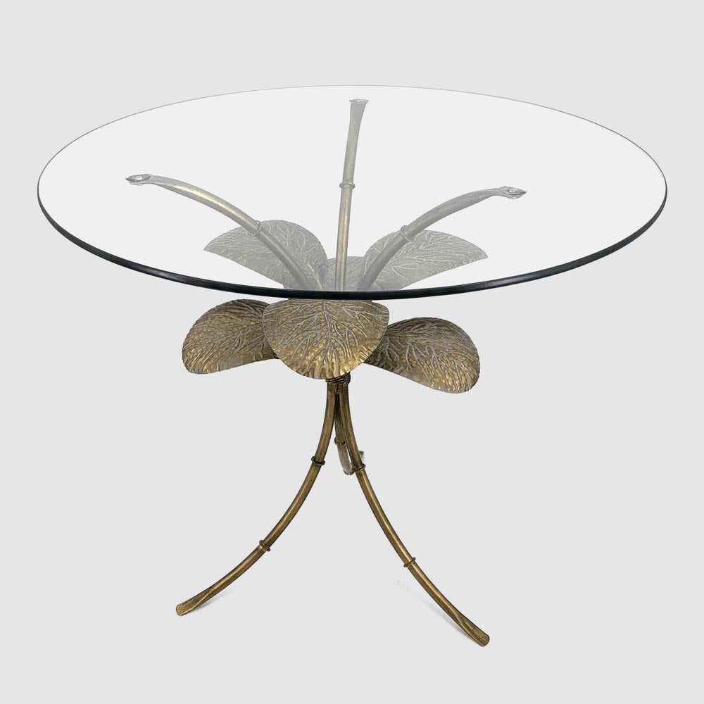 Amari Gold Leaf side table