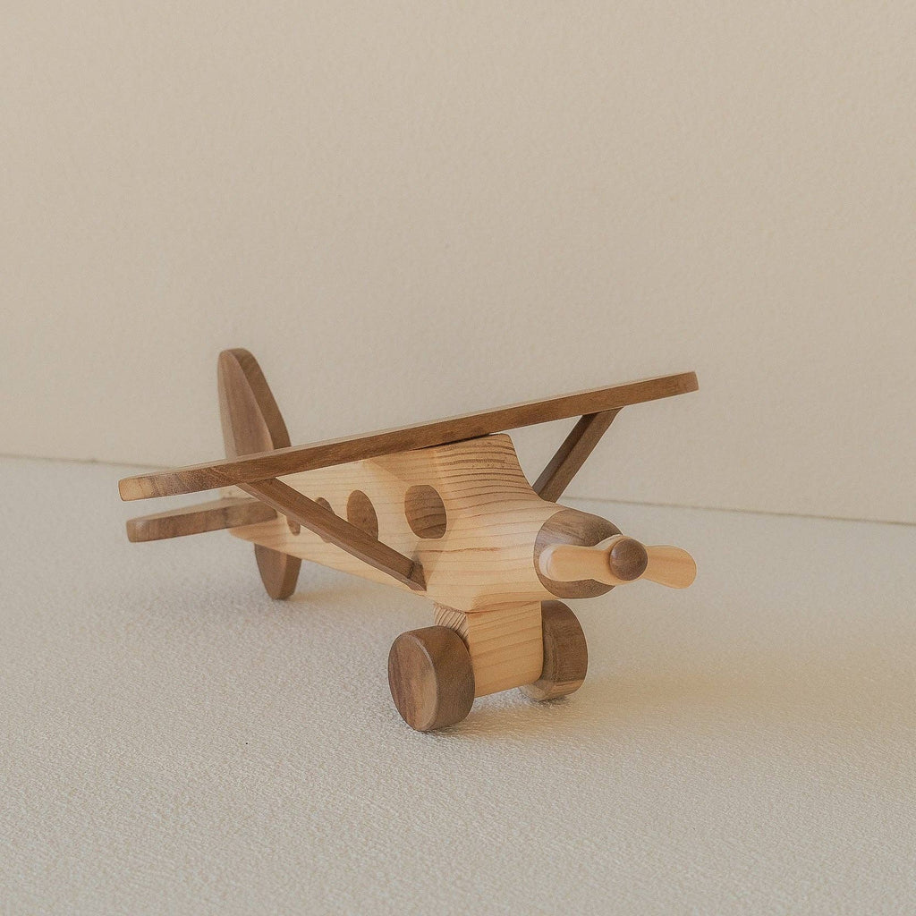 Handmade Wooden Airplane Toy