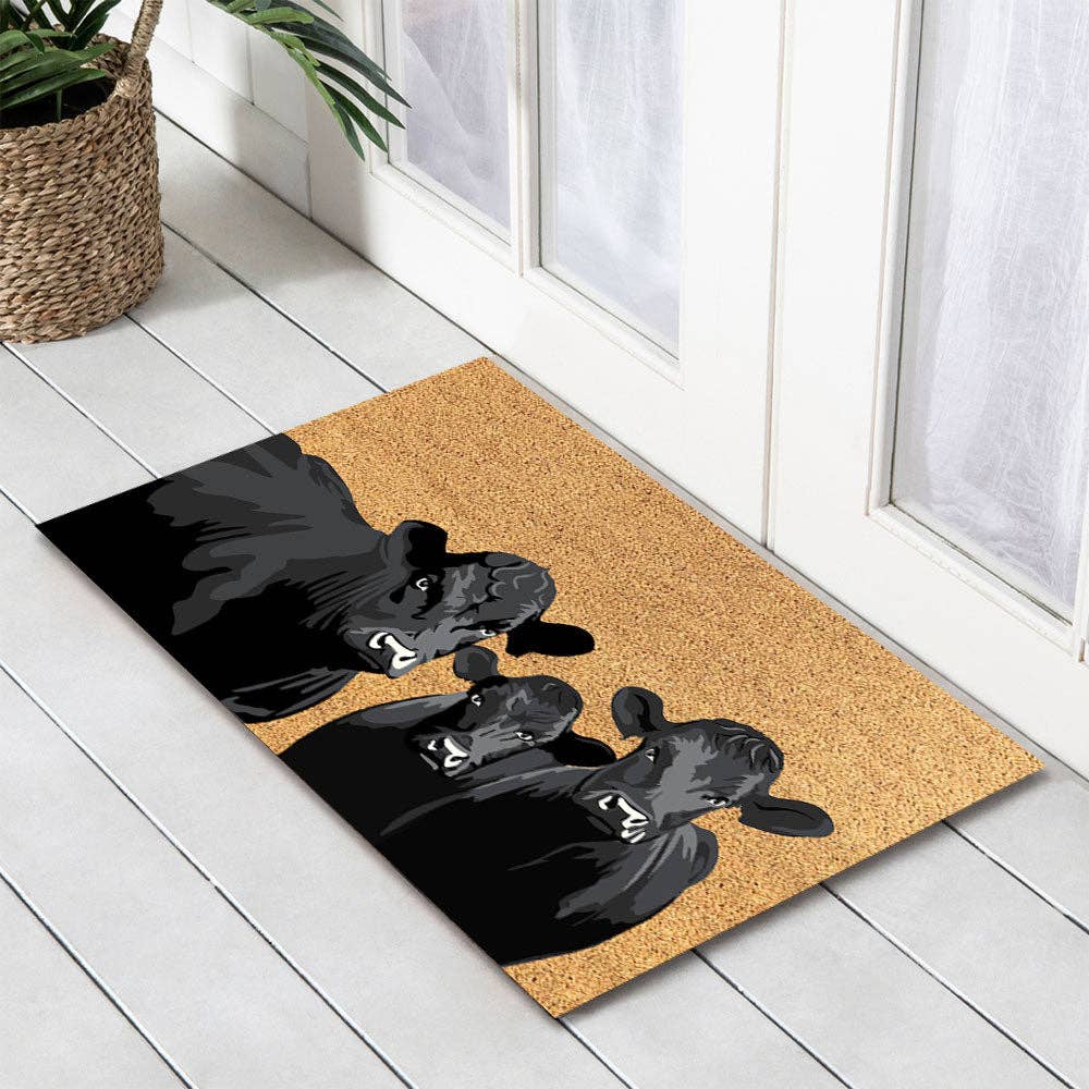 Tangus PVC Backed Coir Doormat, 45x75cm
