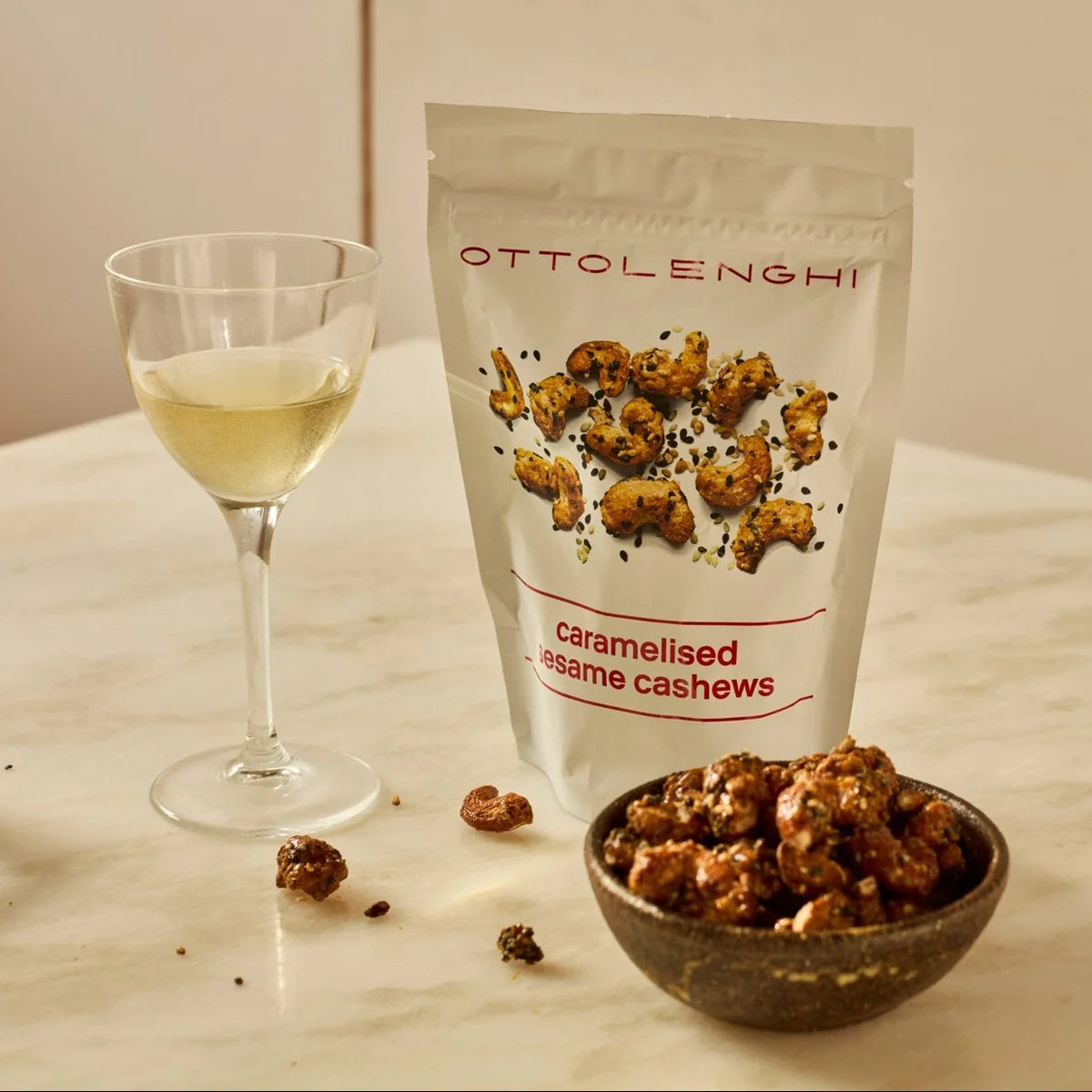 Ottolenghi Caramelised sesame cashews