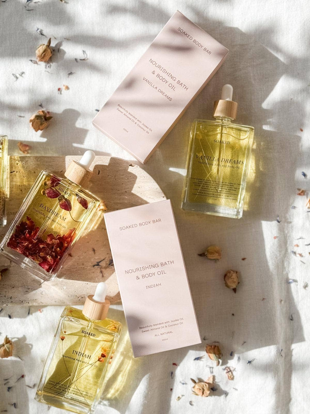Nourishing Bath and Body Oils 100mls: Velvet Pistachio