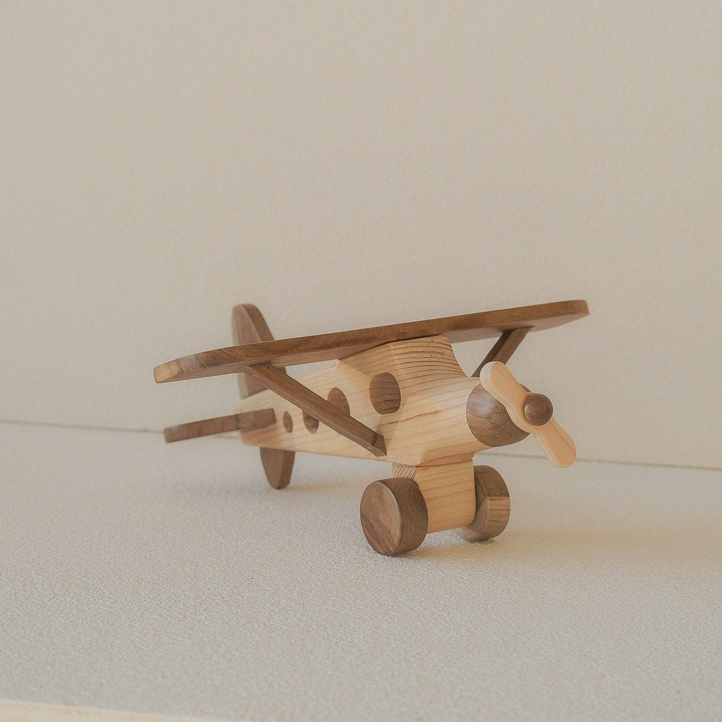 Handmade Wooden Airplane Toy