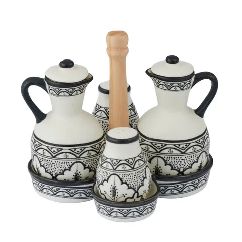 Aleah Ceramic cruet set