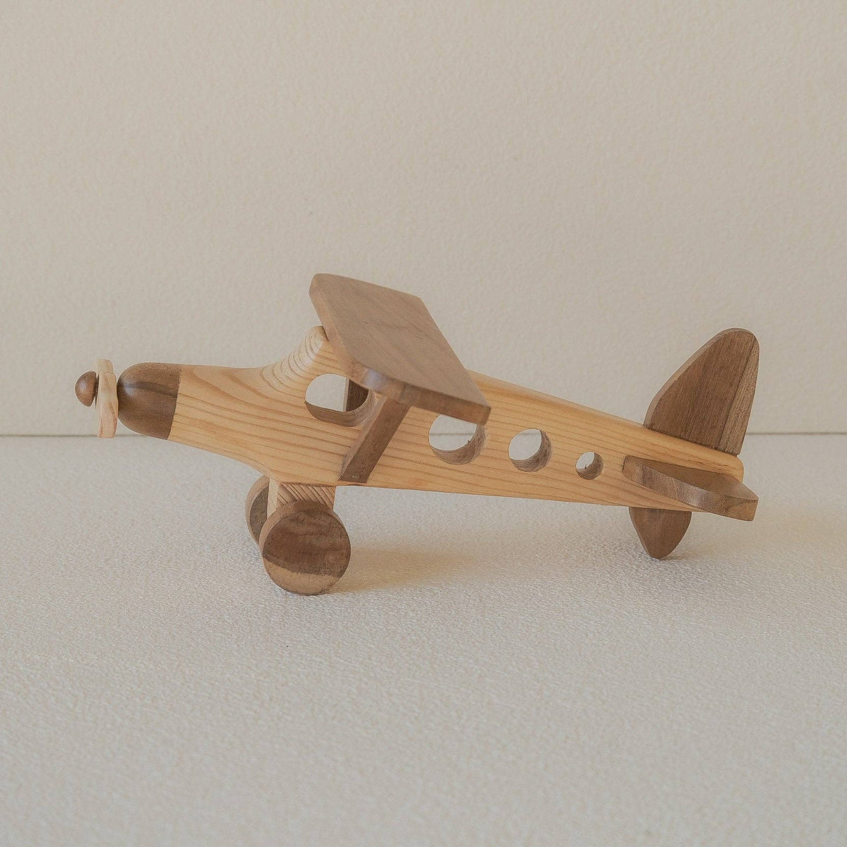 Handmade Wooden Airplane Toy